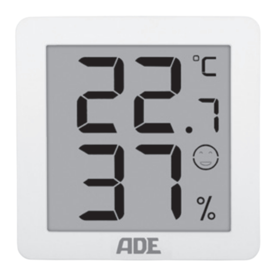 ADE WS 2303 Bedienungsanleitung