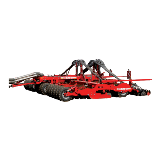 HORSCH Pronto 8 SW Betriebsanleitung