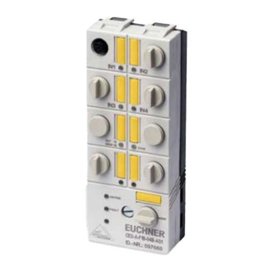 EUCHNER CES-A-V1B-04B-AS1 Betriebsanleitung