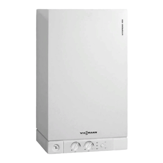 Viessmann VITOPEND Bedienungsanleitung