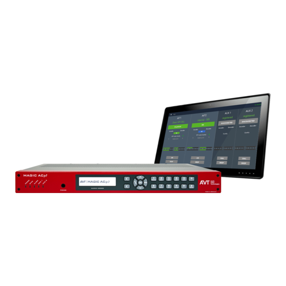 AVT MAGIC ACip3 Schnellstartanleitung