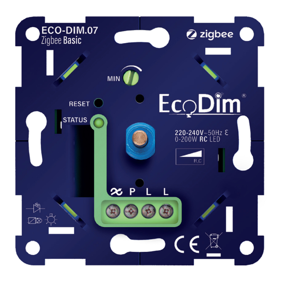 EcoDim 07 Zigbee Basic Bedienungsanleitung