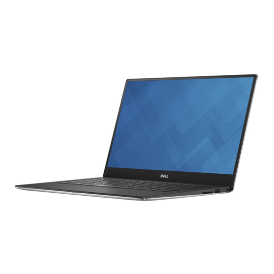 Dell XPS 13 9343 Schnellstart Handbuch