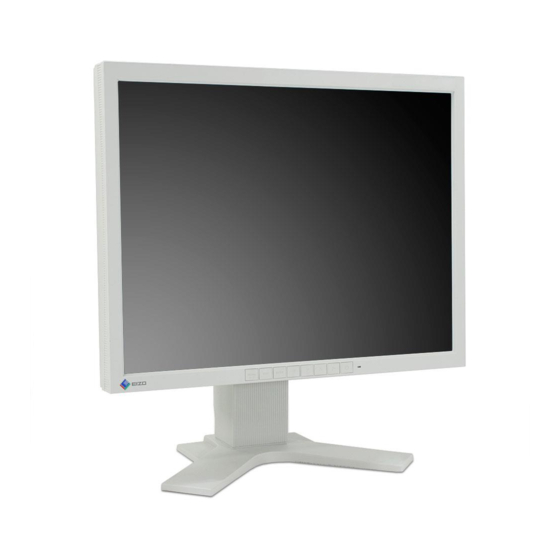 Eizo FlexScan S2000 Benutzerhandbuch