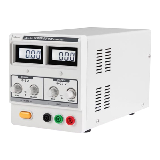 Velleman LABPS3003 Bedienungsanleitung
