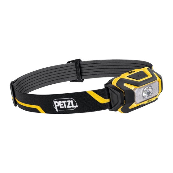 PETZL ARIA 1 Bedienungsanleitung