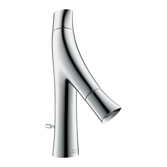 HANSGROHE AXOR Starck Organic Gebrauchsanleitung, Montageanleitung