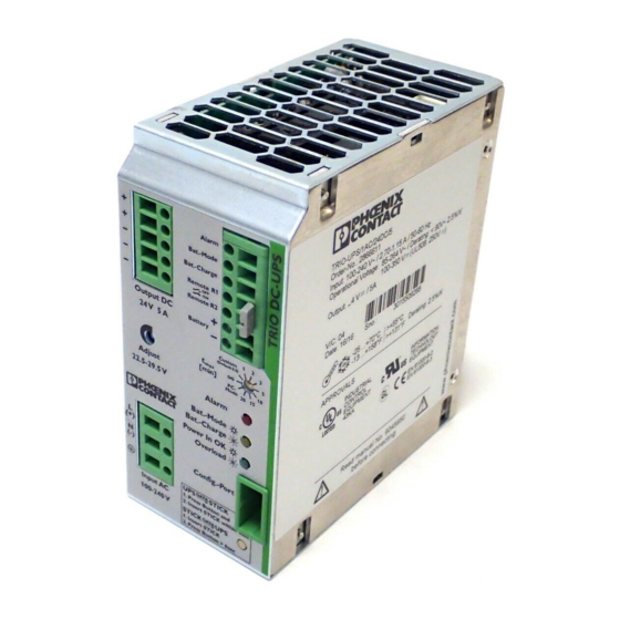 Phoenix Contact TRIO-UPS/1AC/24DC/5 Datenblatt