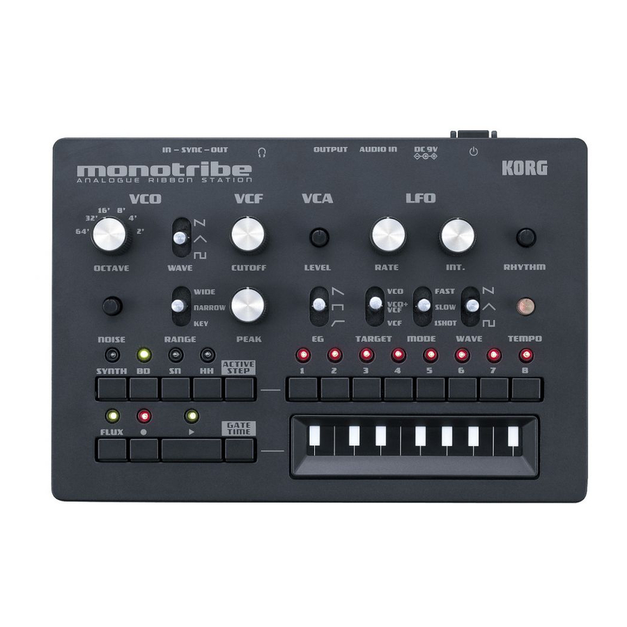 Korg monotribe Bedienungsanleitung