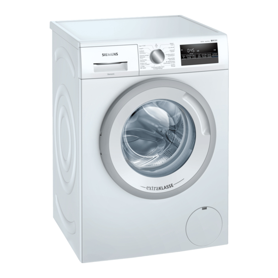 Siemens WM14N297FG Gebrauchs- Und Installationsanleitung