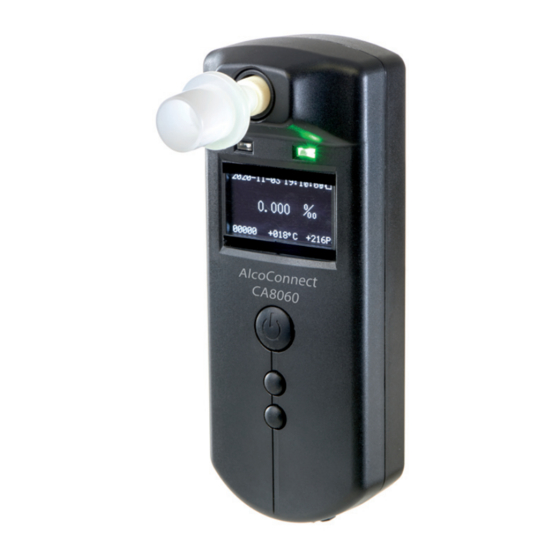 ADCS AlcoConnect CA8060 Gebrauchsanweisung