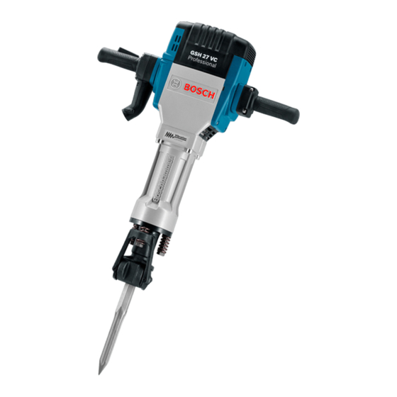 Bosch GSH 27 VC Professional Originalbetriebsanleitung