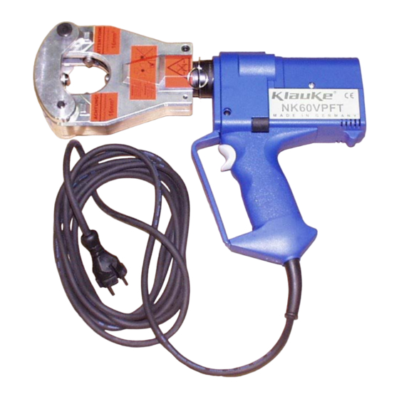 Klauke NK 60 VPFT plus Handbücher