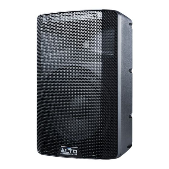 Alto Professional TX208 Benutzerhandbuch