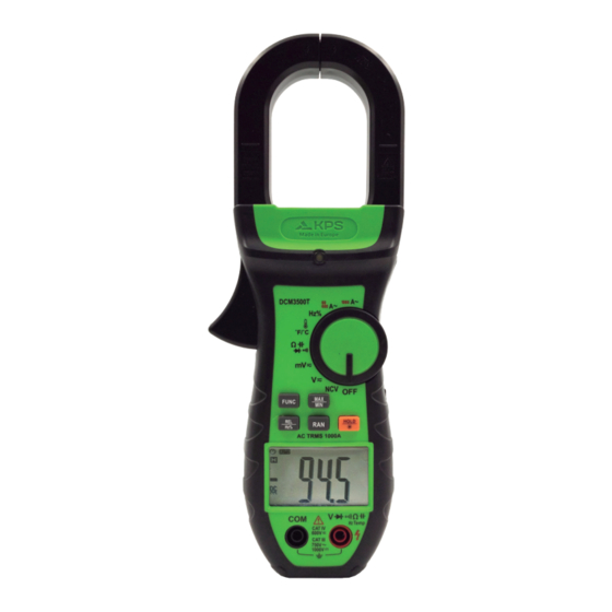KPS DCM3500T Handbuch