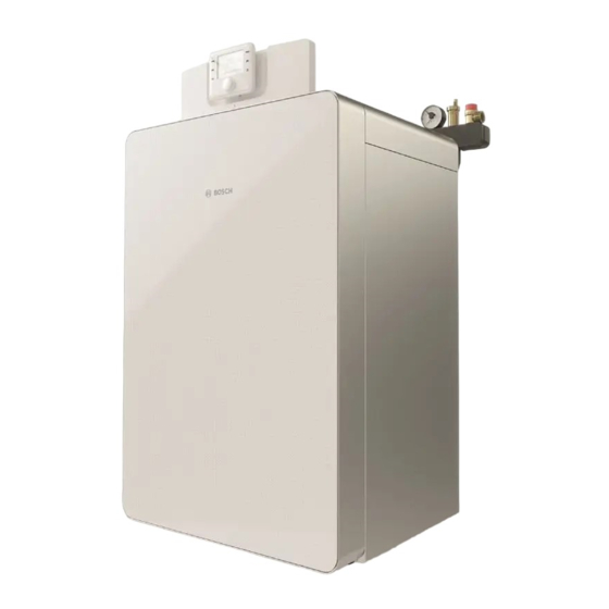 Bosch Condens 8800iF Installations- Und Wartungsanleitung Für Den Fachmann