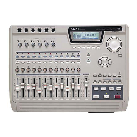 Akai DPS12 Bedienungsanleitung