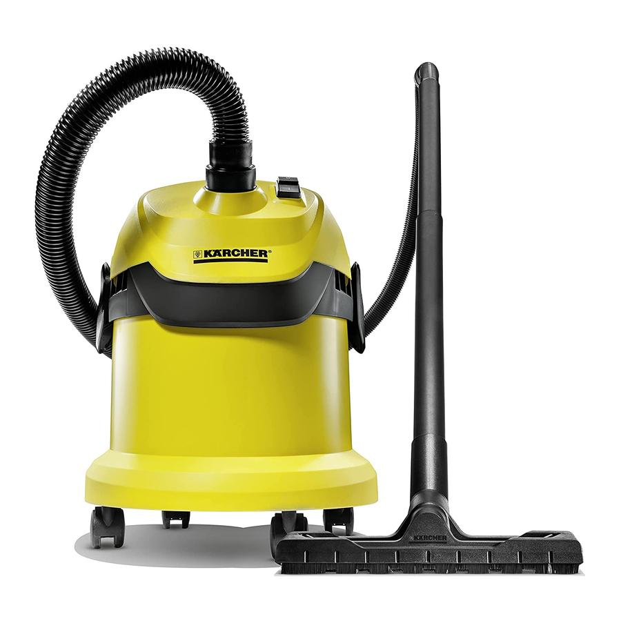 Kärcher MV 2 Originalbetriebsanleitung