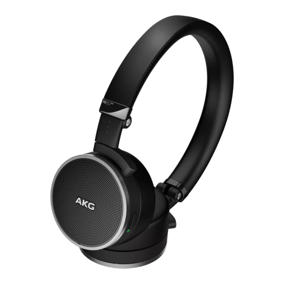 AKG N60NC Kurzanleitung