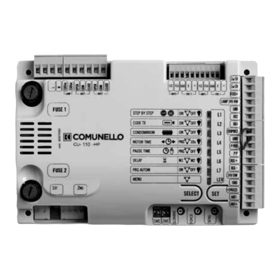 Comunello CU-110V-HP Installationsanleitung