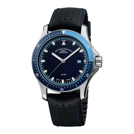 Mühle Glashütte ProMare Go Bedienungsanleitung
