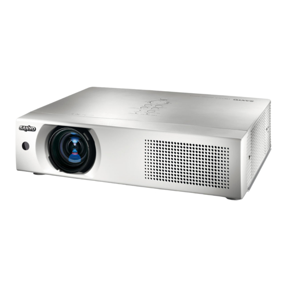 Sanyo PLC-XU105 Bedienungsanleitung