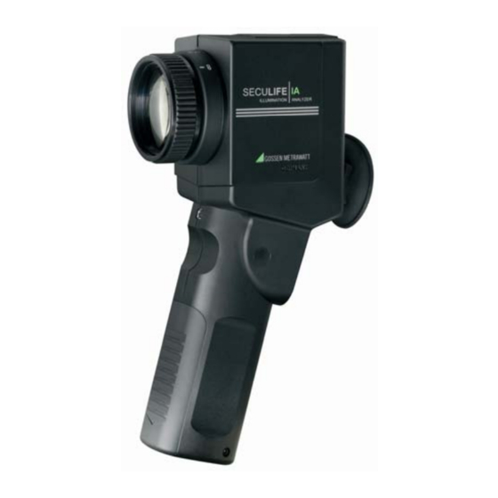 Gossen MetraWatt SECULIFE IA M688C Bedienungsanleitung