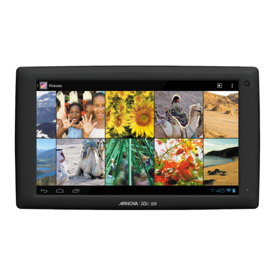 Archos ARNOVA 10C G3 Handbuch