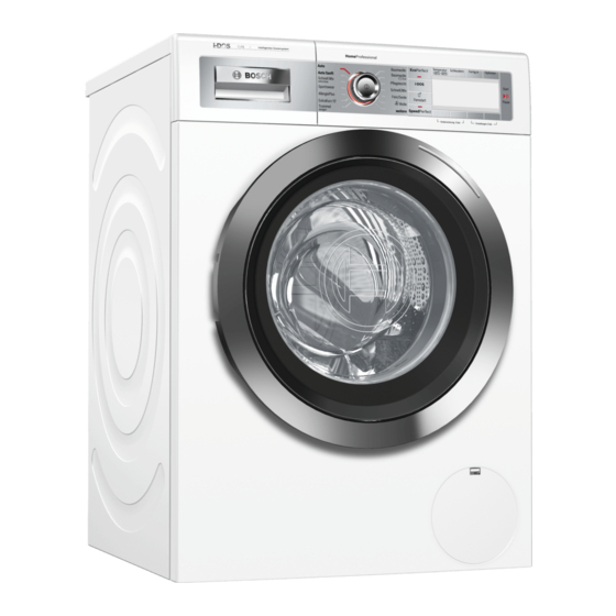 Bosch WAYH2840 Gebrauchs- Und Aufstellanleitung