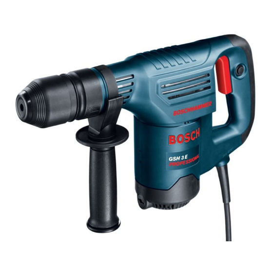 Bosch GSH 3 E PROFESSIONAL Bedienungsanleitung