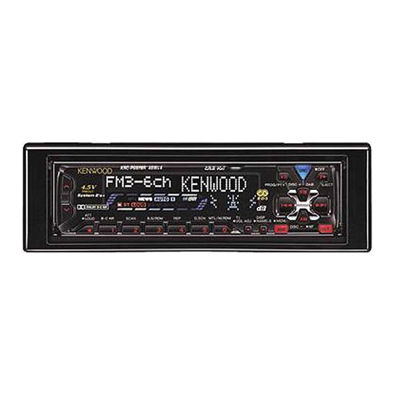 Kenwood KRC-878R Bedienungsanleitung