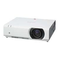 Sony VPL-CX275 Kurzreferenz