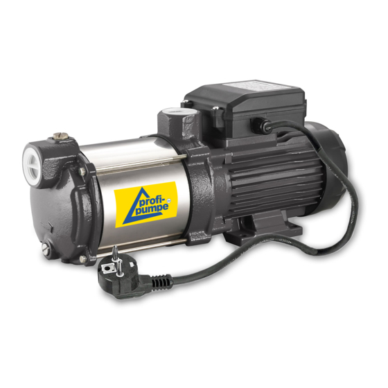 profi-pumpe INNO-TEC 550-9 Bedienungsanleitung