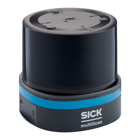 SICK multiScan165 Betriebsanleitung