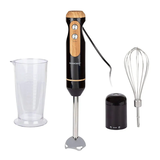 Silvercrest SSSH 600 A1 Bedienungsanleitung Und Sicherheitshinweise