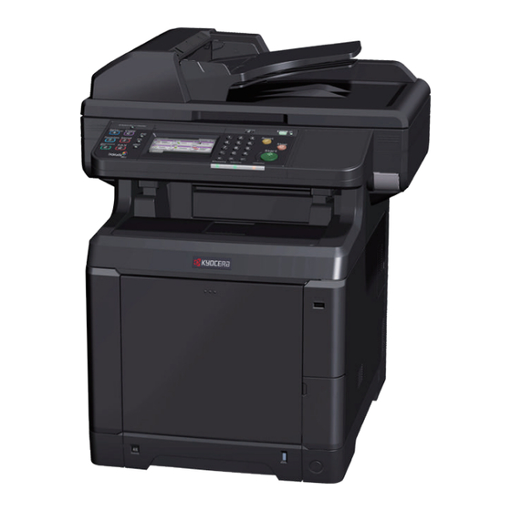 Kyocera TASKalfa 266ci Schnellinstallationsanleitung