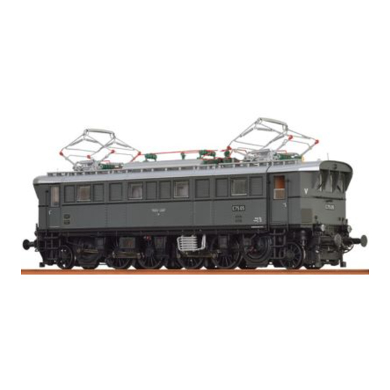 BRAWA E75 Bedienungsanleitung