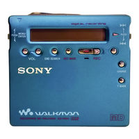 Sony WALKMAN MZ-R900 Bedienungsanleitung