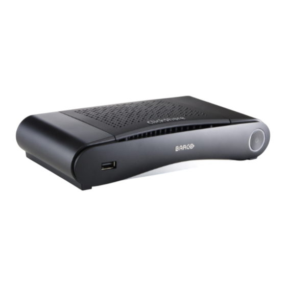 Barco ClickShare CS-100 Benutzerhandbuch