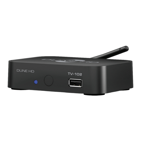 myPhone Dune HD TV-102 Installationsanleitung