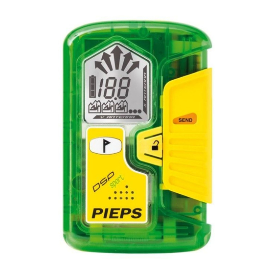 PIEPS DSP Pro Bedienungsanleitung