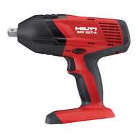 Hilti SIW 22T-A 1/2 Bedienungsanleitung