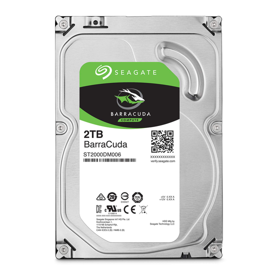 Seagate ST2000DM006 Bedienungsanleitung