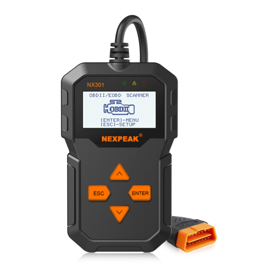 NEXPEAK NX301 Bedienungsanleitung
