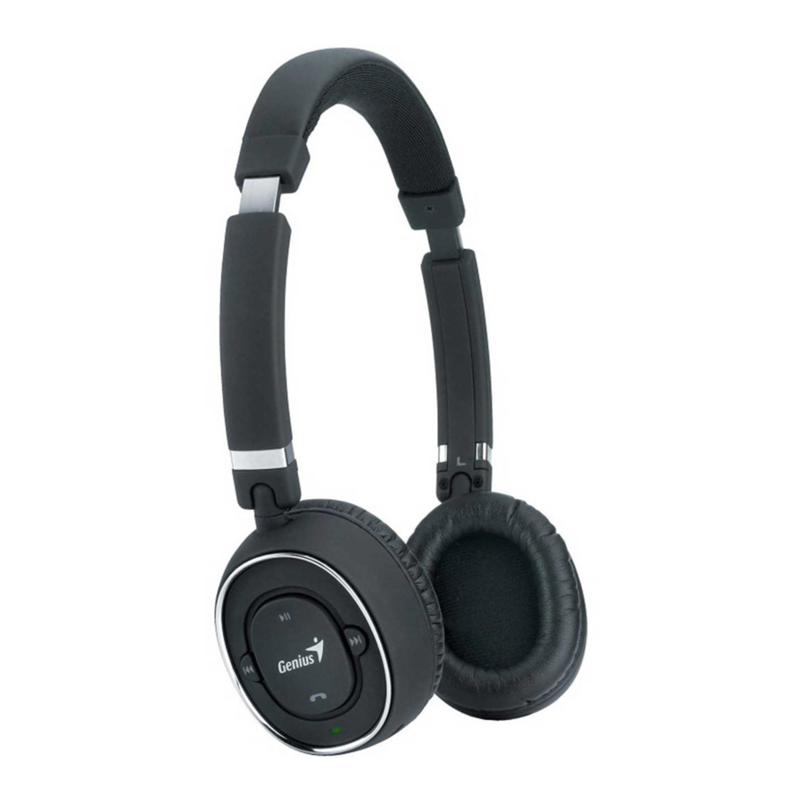 Genius HS-980BT Handbücher