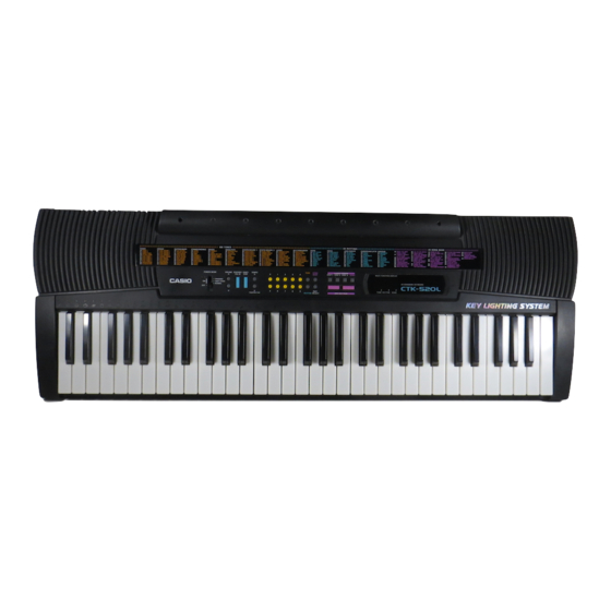 Casio CTK-520L Bedienungsanleitung