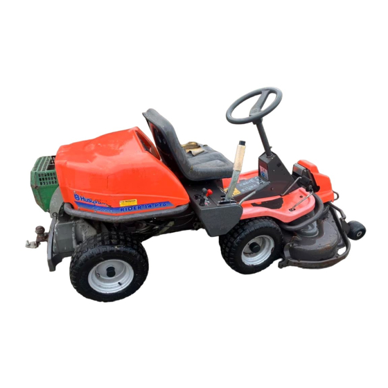 Husqvarna Rider 14 Pro Bedienungsanweisung