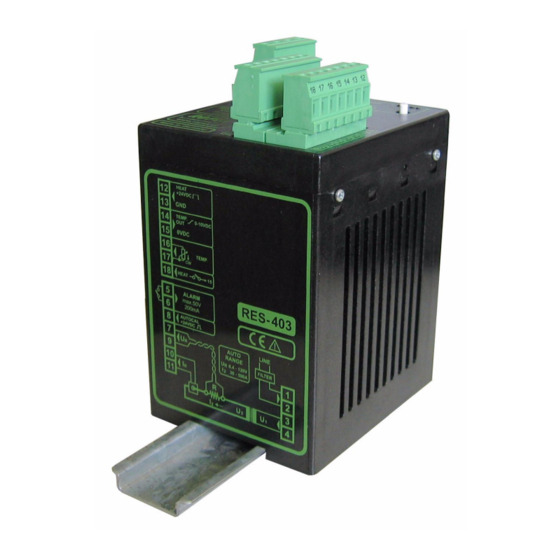 Ropex RES-403 Betriebsanleitung