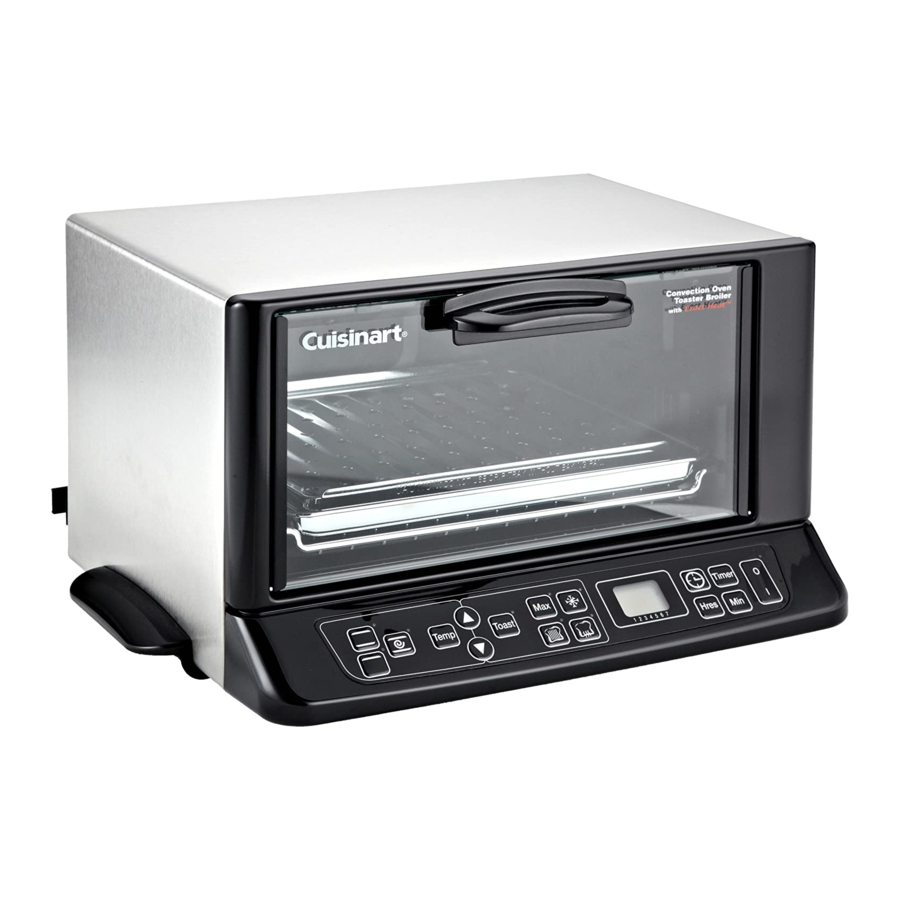 Cuisinart TOB175BE Hinweise
