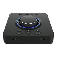 Creative Sound BLASTER X3 Bedienungsanleitung